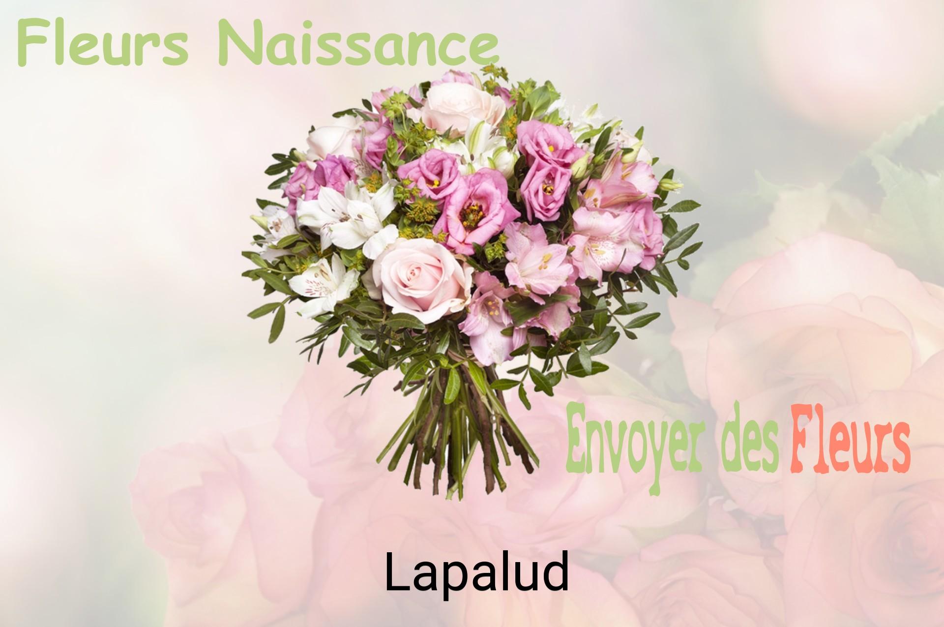 Bouquet de fleurs de naissance livré à Lapalud